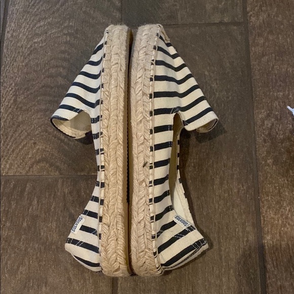 Striped Espadrille Flats - Picture 6 of 7